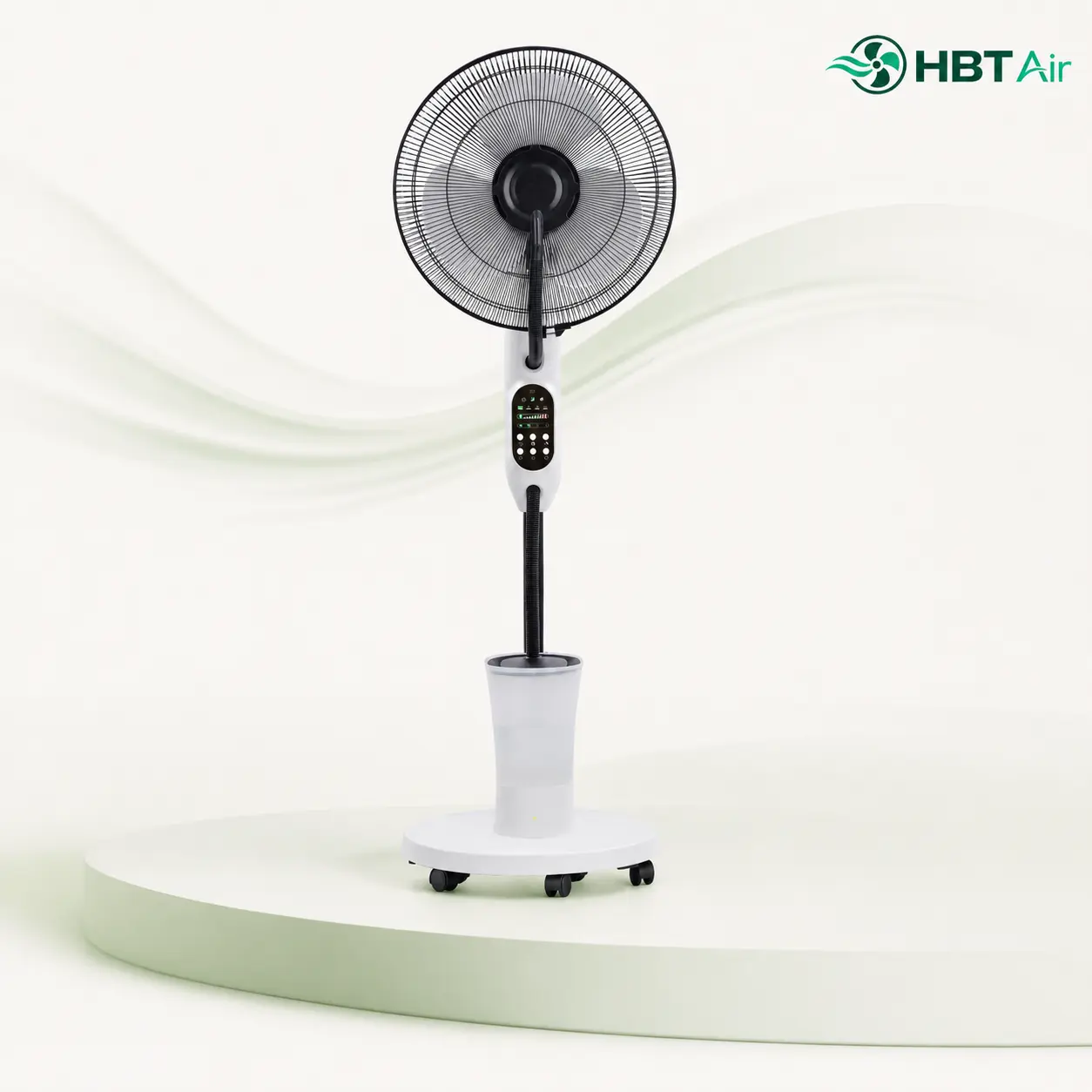 HBT AIR full-size mist fan for commercial cooling applications